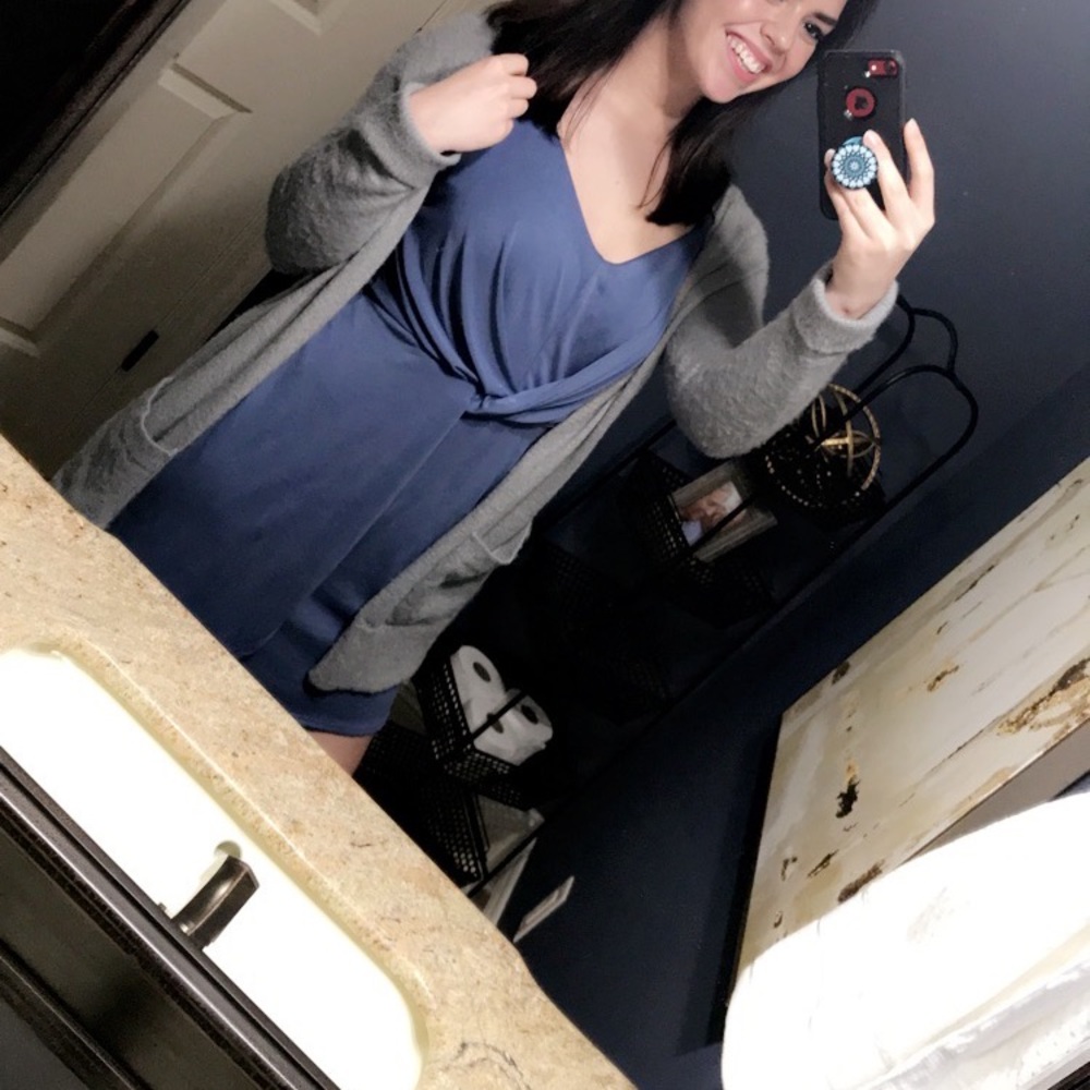 Blue dress